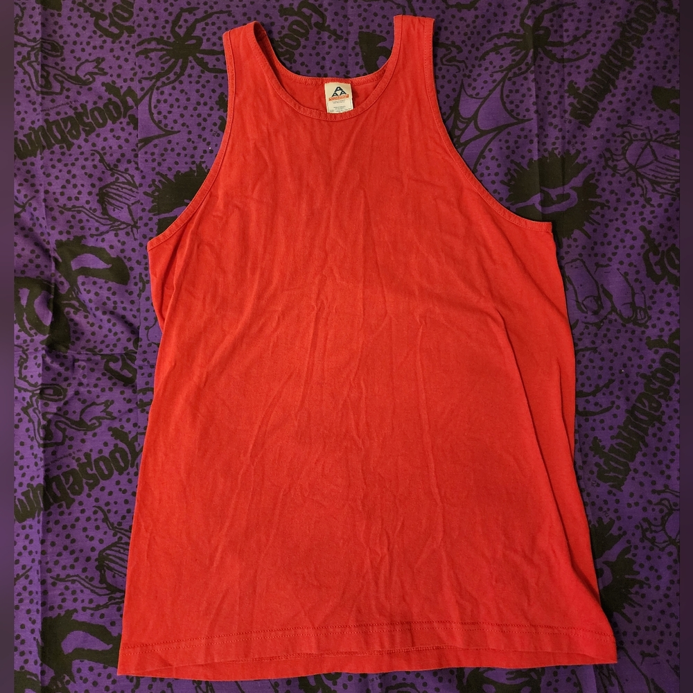 NWOT Alstyle Apparel & Activewear Red Tank Top Y2k - Large